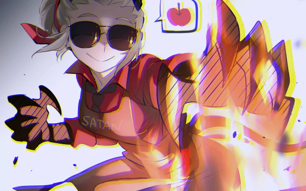 Justice (Helltaker) video game Helltaker HD Desktop Wallpaper | Background Image