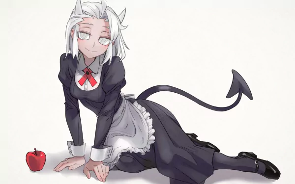 maid Justice (Helltaker) video game Helltaker HD Desktop Wallpaper | Background Image