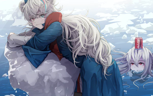 uniform Skadi (Arknights) Rosa (Arknights) video game Arknights HD Desktop Wallpaper | Background Image