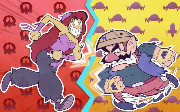 Wario Captain Syrup video game WarioWare Gold HD Desktop Wallpaper | Background Image