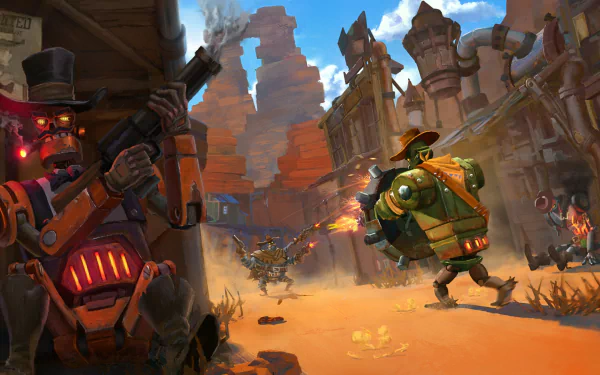 video game SteamWorld Headhunter HD Desktop Wallpaper | Background Image