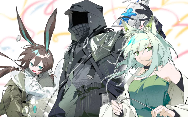 Amiya (Arknights) Kal'tsit (Arknights) Doctor (Arknights) video game Arknights HD Desktop Wallpaper | Background Image