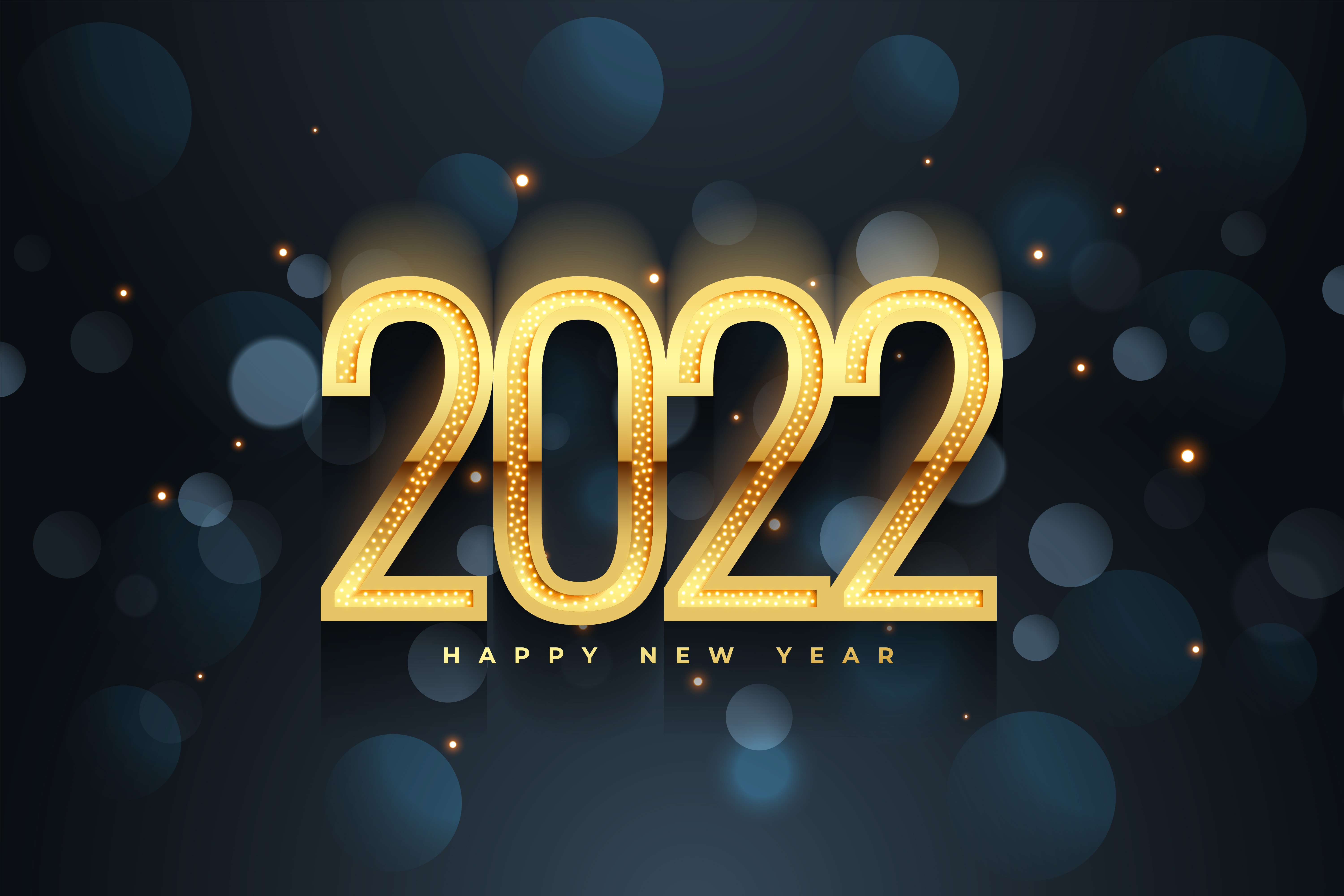 Download Happy New Year Holiday New Year 2022 4k Ultra HD Wallpaper