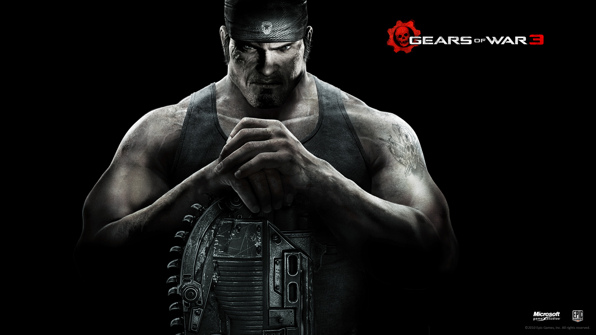 Gears of War 3 desktop wallpaper showcasing a captivating video game scene.