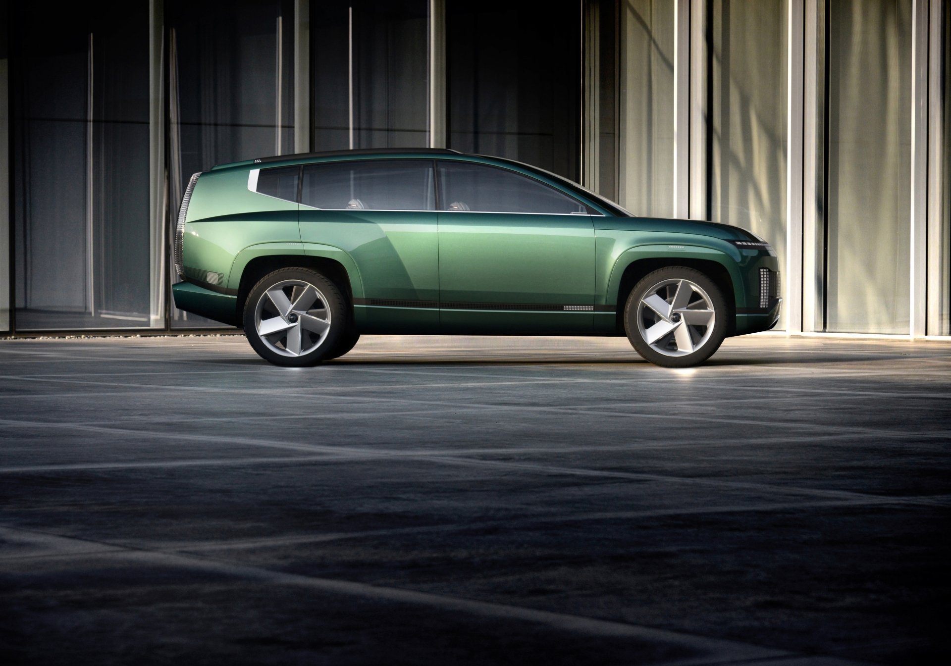 Download SUV Concept Car Vehicle Hyundai SEVEN Concept 4k Ultra HD Wallpaper