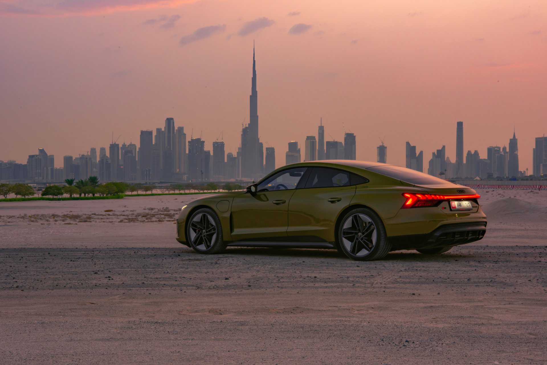 Download Electric Car Vehicle Audi RS E-Tron GT 8k Ultra HD Wallpaper