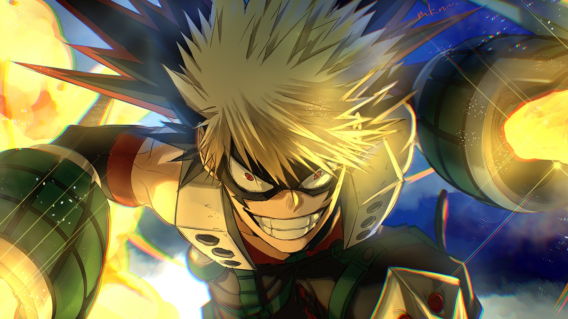 Download Katsuki Bakugou Anime My Hero Academia 4k Ultra HD Wallpaper