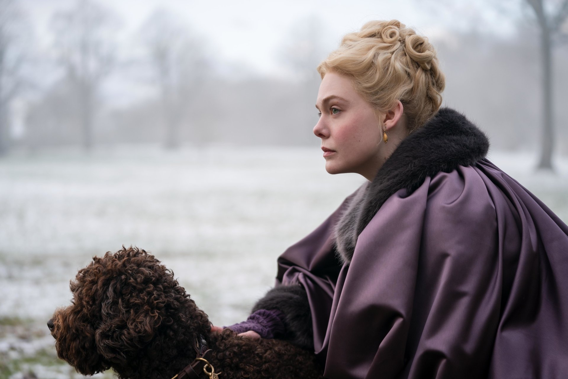 Download Elle Fanning TV Show The Great 4k Ultra HD Wallpaper