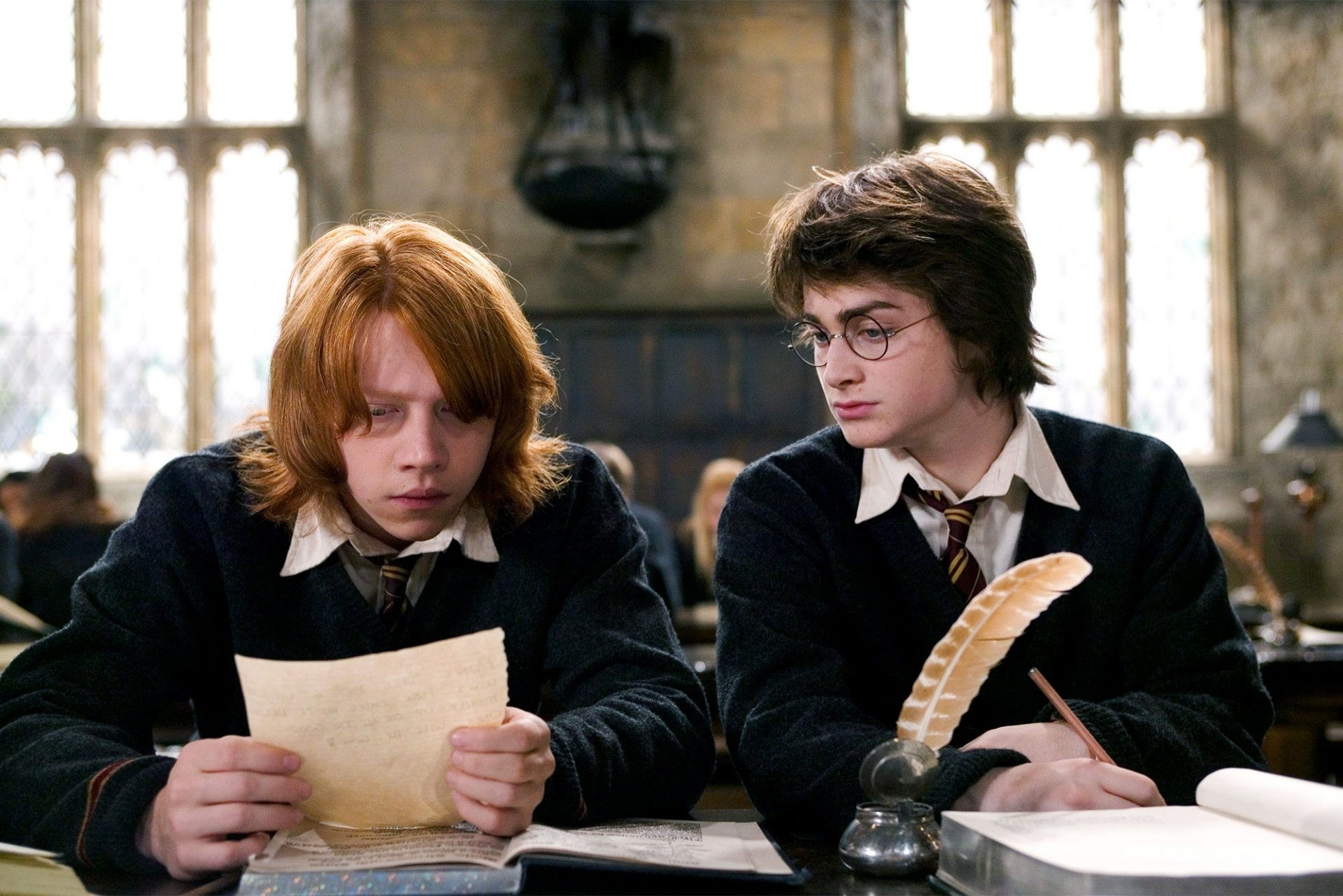 Download Rupert Grint Ron Weasley Daniel Radcliffe Harry Potter Movie Harry Potter And The Goblet Of Fire HD Wallpaper