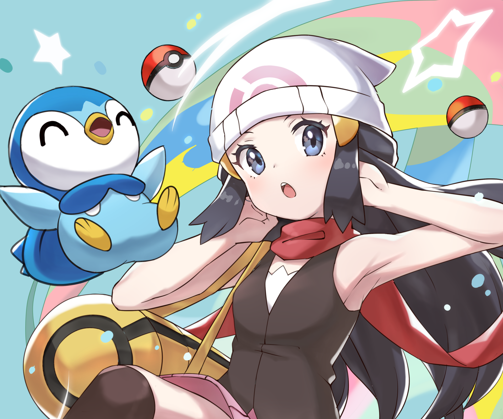 Download Piplup (Pokémon) Dawn (Pokémon) Anime Pokemon HD Wallpaper