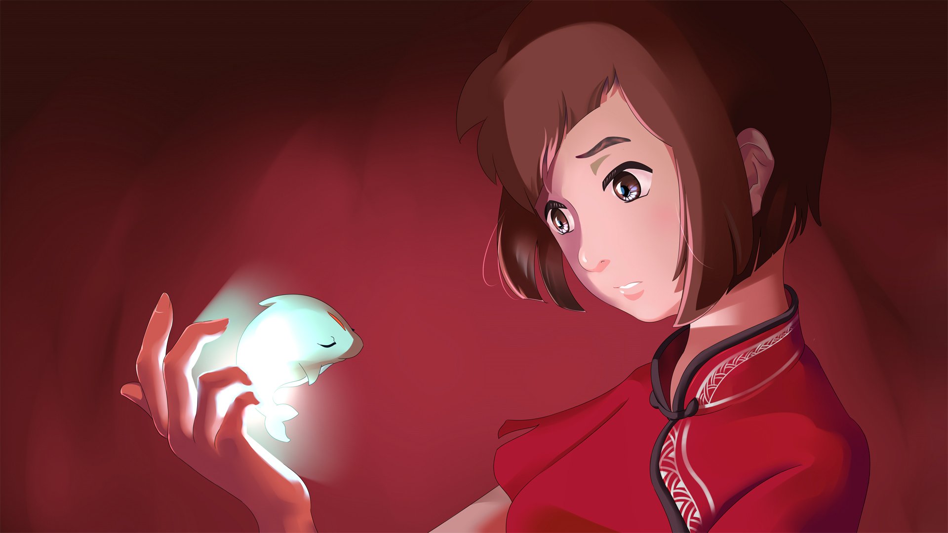 Download Anime Big Fish & Begonia HD Wallpaper