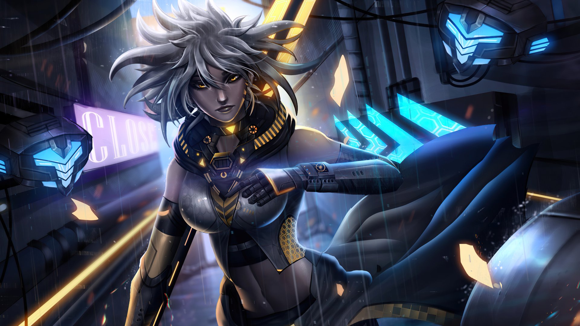 Download Sci Fi Woman 4k Ultra HD Wallpaper by Kazuya Netto