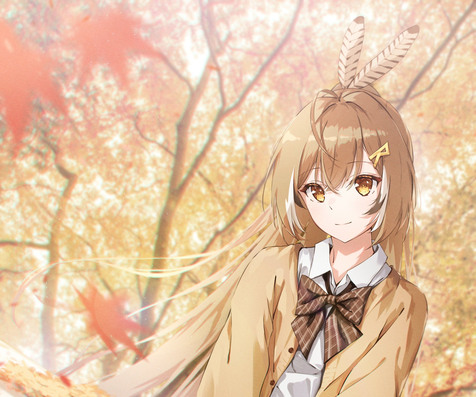 Download Hololive Nanashi Mumei Anime Virtual Youtuber HD Wallpaper