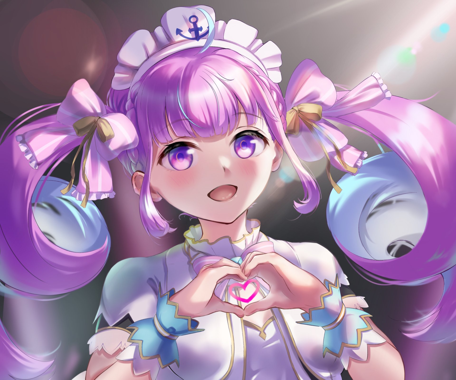 Download Hololive Minato Aqua Anime Virtual Youtuber HD Wallpaper