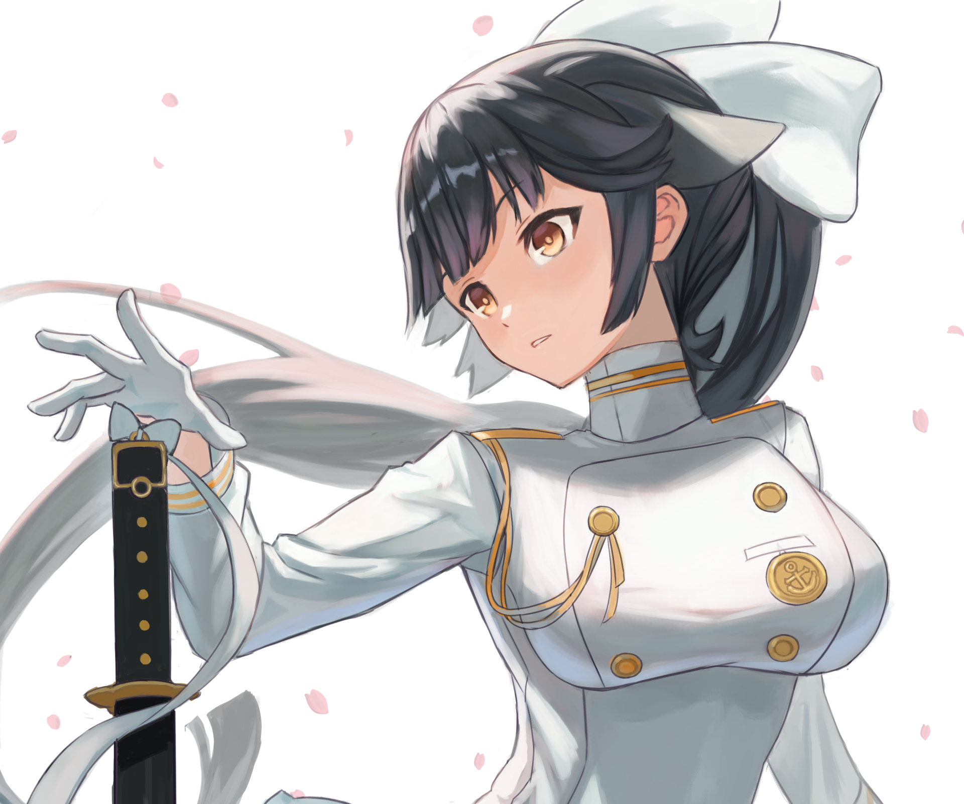 Download Uniform Takao (Azur Lane) Anime Azur Lane HD Wallpaper