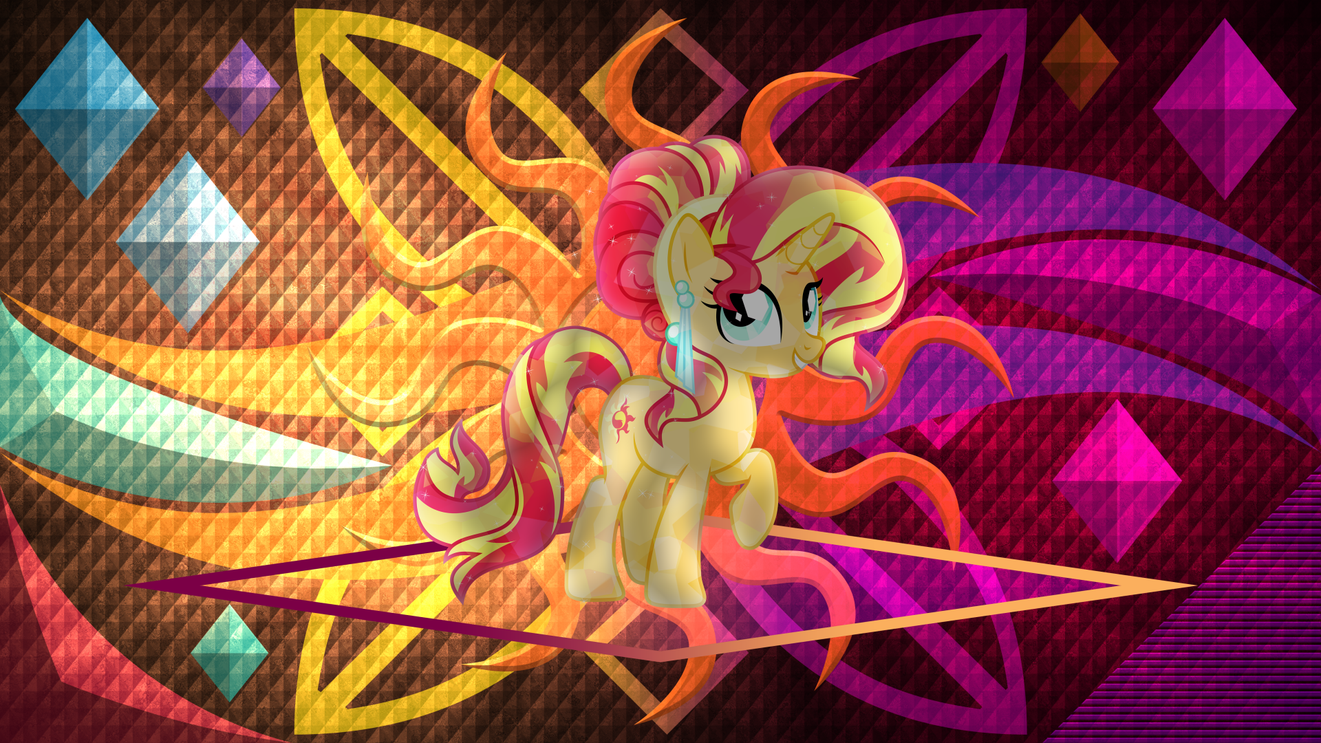 Download Sunset Shimmer TV Show My Little Pony: Friendship Is Magic 4k Ultra HD Wallpaper