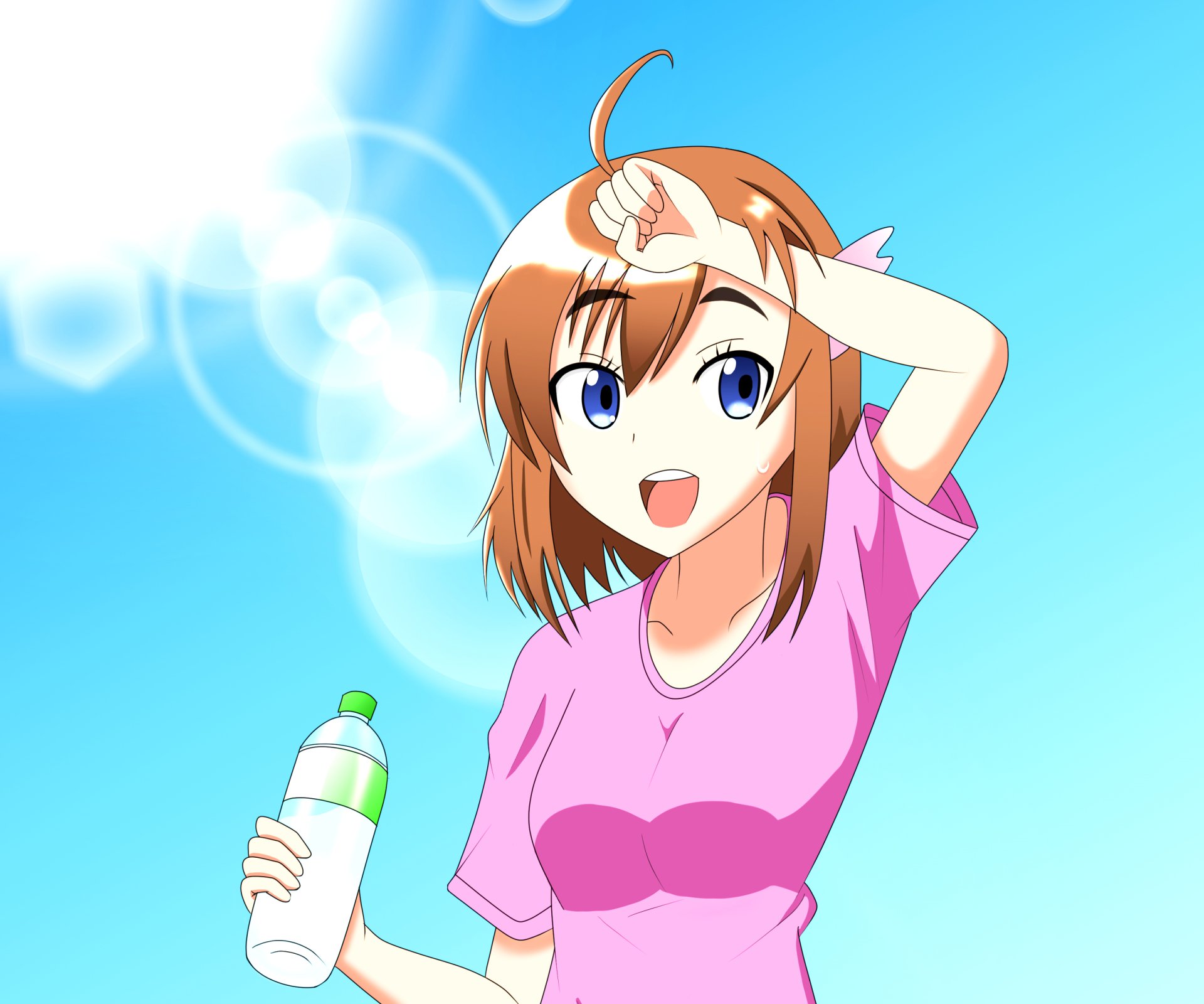Download Hane Sakura Anime Bakuon!! HD Wallpaper by なつのねかた