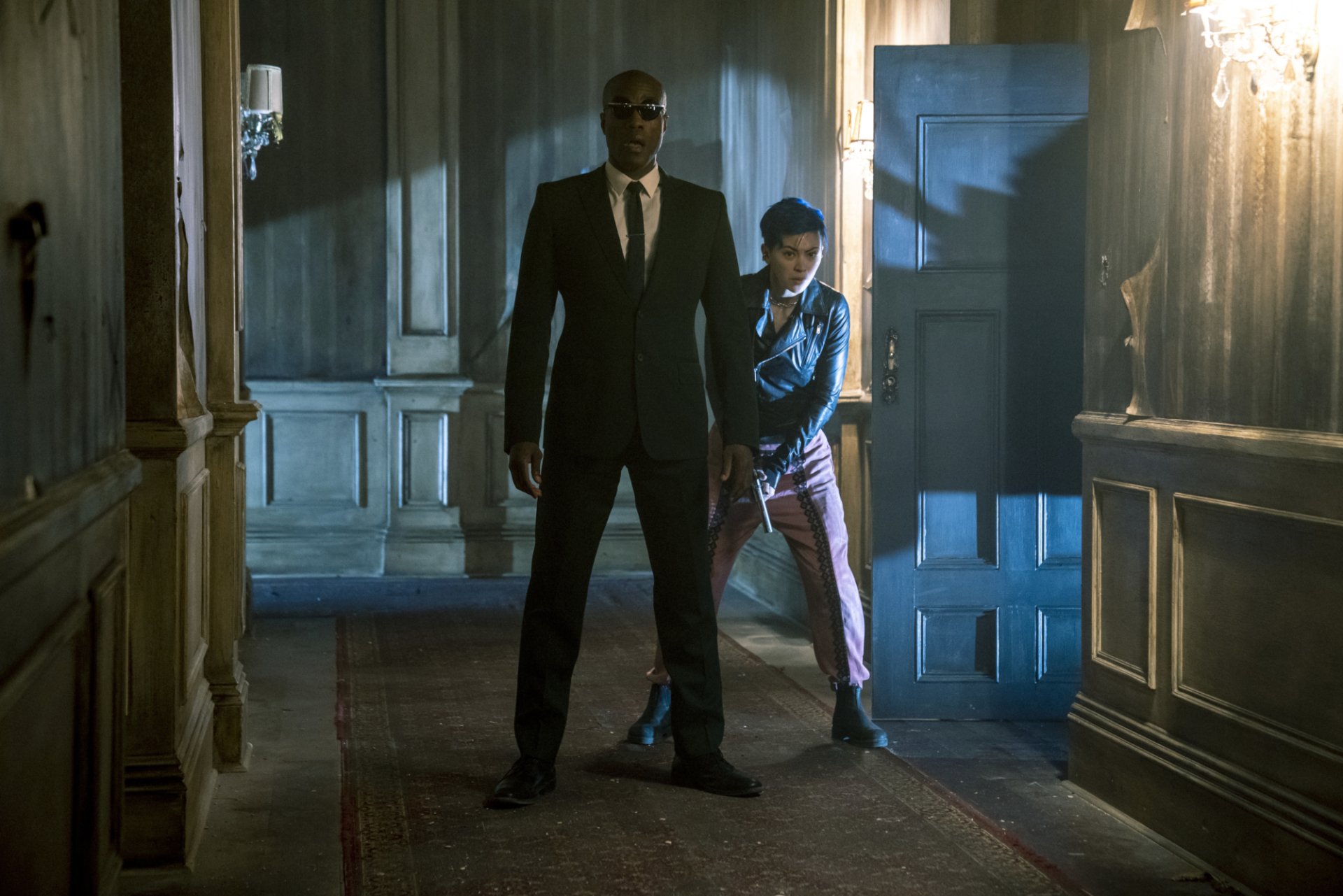 Download Morpheus (The Matrix) Yahya Abdul-Mateen II Jessica Henwick Movie The Matrix Resurrections HD Wallpaper