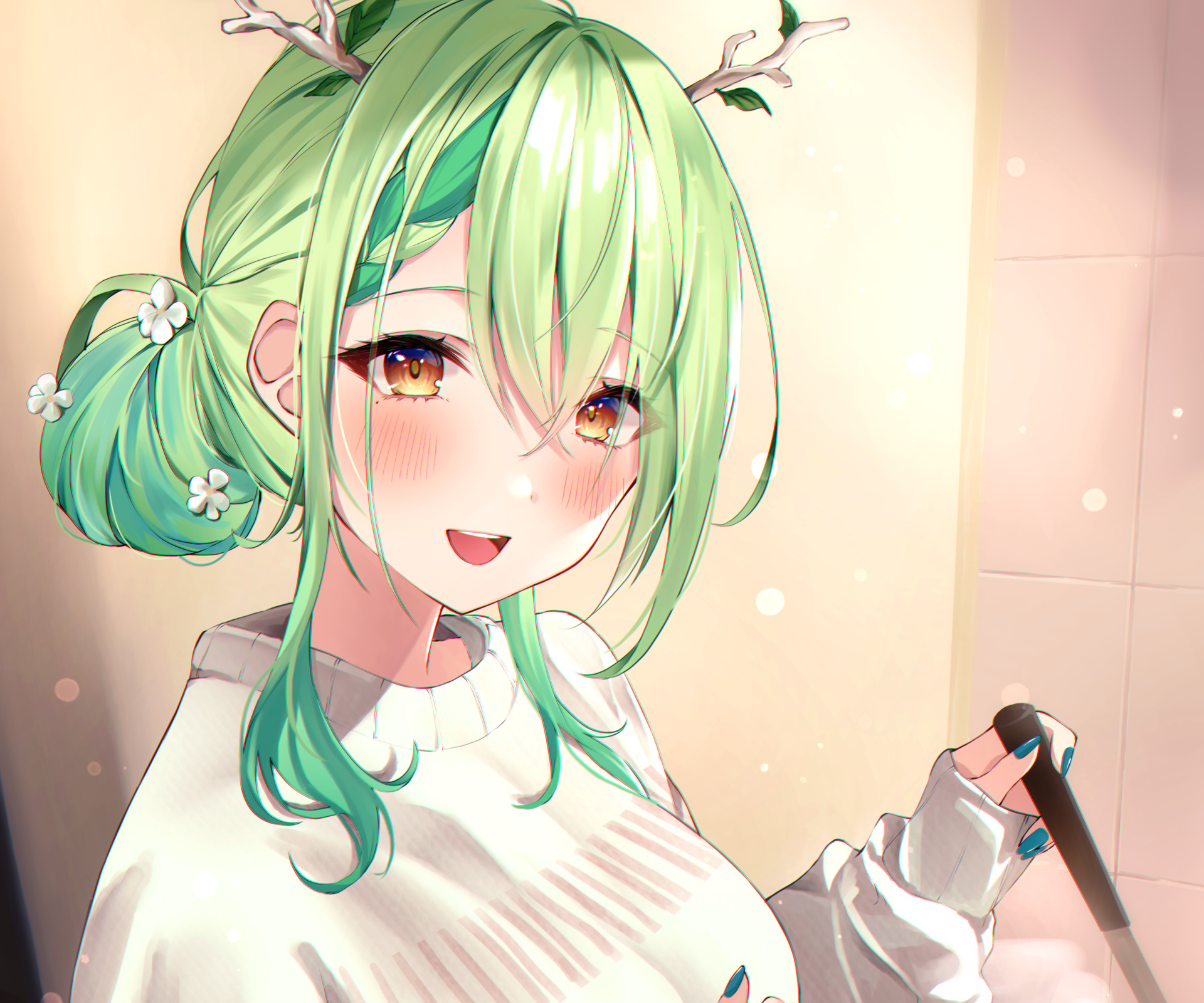Download Hololive Ceres Fauna Anime Virtual Youtuber HD Wallpaper