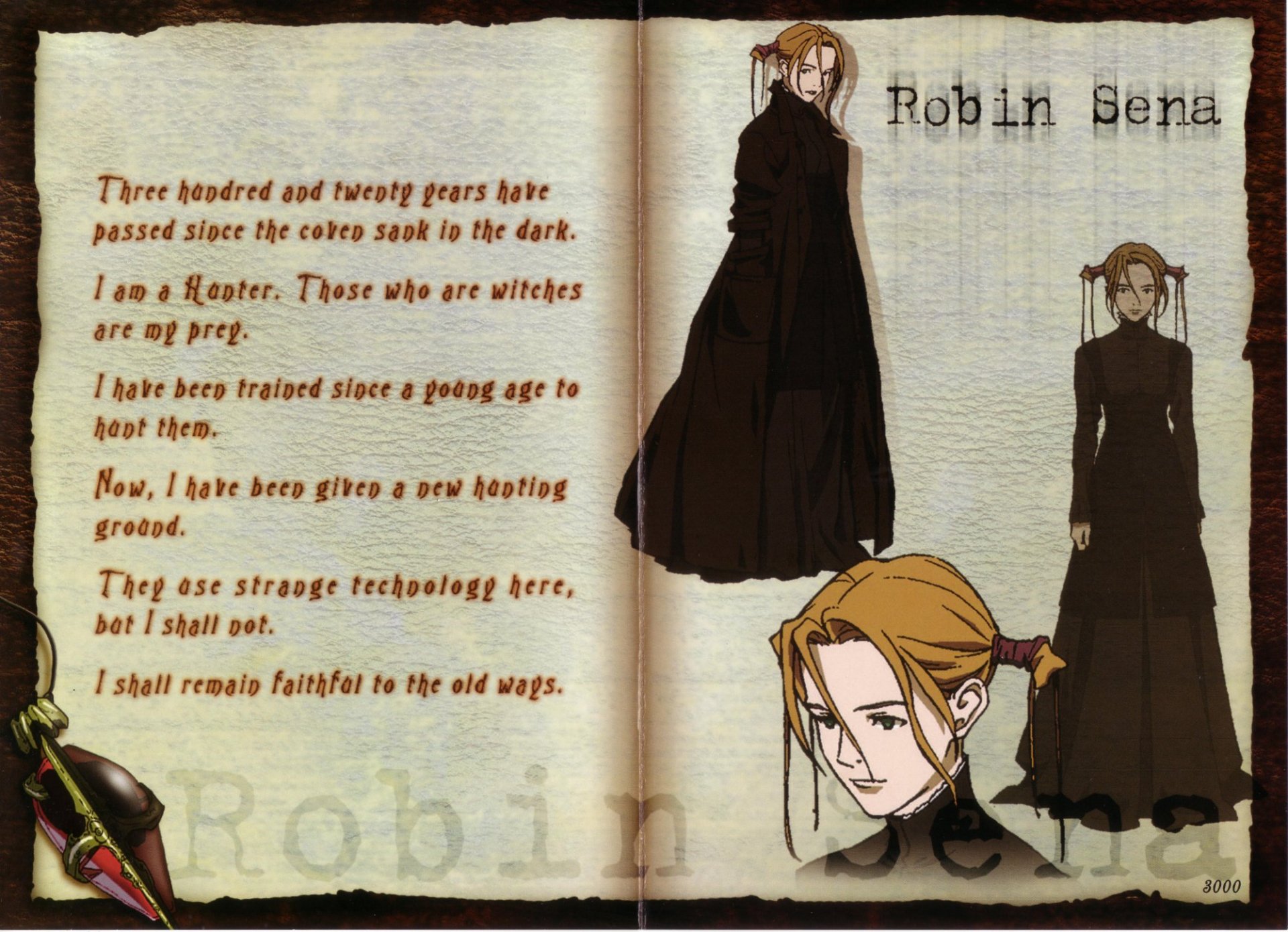 Download Anime Witch Hunter Robin HD Wallpaper