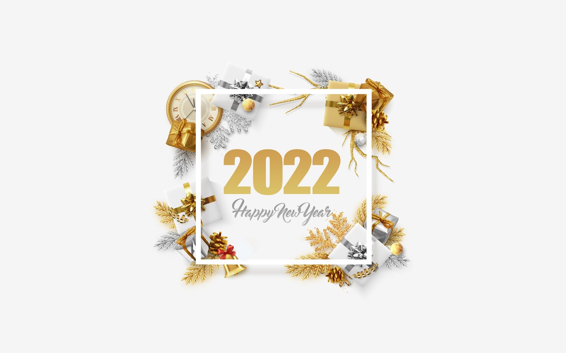 Download Holiday New Year 2022 HD Wallpaper