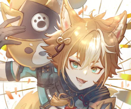 Shiba (Genshin Impact) Gorou (Genshin Impact) video game Genshin Impact HD Desktop Wallpaper | Background Image