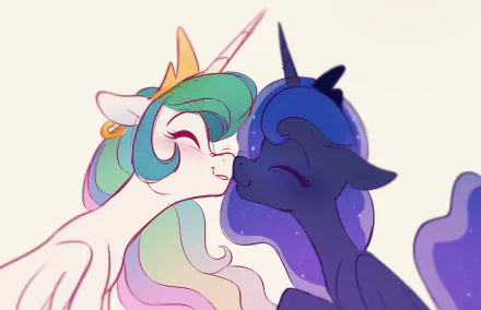 Princess Luna Princess Celestia TV Show My Little Pony: Friendship Is Magic HD Desktop Wallpaper | Background Image