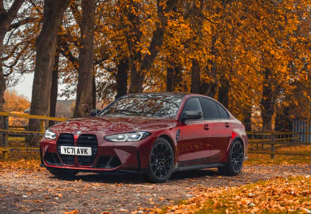 BMW M3 Competition M xDrive vehicle BMW M3 Competition HD Desktop Wallpaper | Background Image