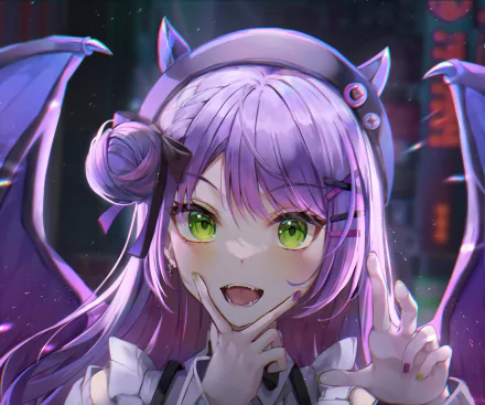 hololive Tokoyami Towa Anime Virtual Youtuber HD Desktop Wallpaper | Background Image