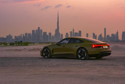 electric car vehicle Audi RS e-Tron GT HD Desktop Wallpaper | Background Image