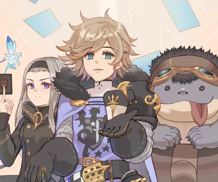 Melanie (Voice Of Cards) Mar (Voice Of Cards) Ash (Voice Of Cards) video game Voice of Cards: The Isle Dragon Roars HD Desktop Wallpaper | Background Image