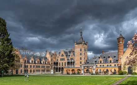 Belgium Cantecroy Castle man made castle HD Desktop Wallpaper | Background Image