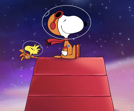 Snoopy TV Show Snoopy in Space HD Desktop Wallpaper | Background Image