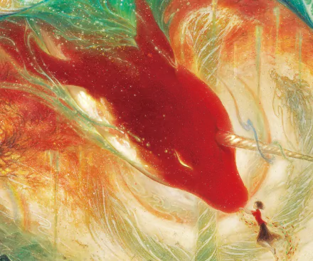 Anime Big Fish & Begonia HD Desktop Wallpaper | Background Image