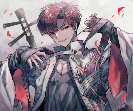 Takasugi Shinsaku (Fate/Grand Order) Anime Fate/Grand Order HD Desktop Wallpaper | Background Image