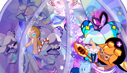 Amber Sugar Cookie (Cookie Run) Sugar Glass Cookie (Cookie Run) GingerBrave (Cookie Run) video game Cookie Run: OvenBreak HD Desktop Wallpaper | Background Image