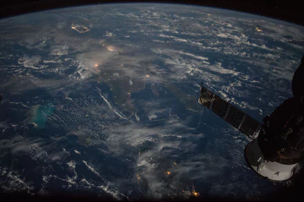  The Caribbean Islands of Puerto Rico, Cuba, Haiti and the Dominican Republic by NASA's Marshall Space Flight Center