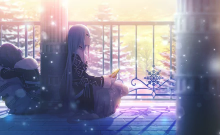 Yoisaki Kanade video game Project Sekai: Colorful Stage! feat. Hatsune Miku HD Desktop Wallpaper | Background Image