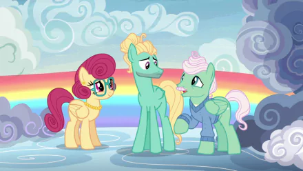 Gentle Breeze Posey Shy Zephyr Breeze TV Show My Little Pony: Friendship Is Magic HD Desktop Wallpaper | Background Image