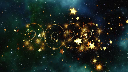 holiday New Year 2022 HD Desktop Wallpaper | Background Image