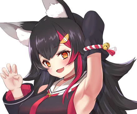 Ookami Mio hololive Anime Virtual Youtuber HD Desktop Wallpaper | Background Image