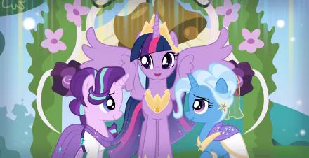 Trixie (My Little Pony) Starlight Glimmer Twilight Sparkle TV Show My Little Pony: Friendship Is Magic HD Desktop Wallpaper | Background Image