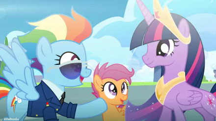 Scootaloo (My Little Pony) Rainbow Dash Twilight Sparkle TV Show My Little Pony: Friendship Is Magic HD Desktop Wallpaper | Background Image