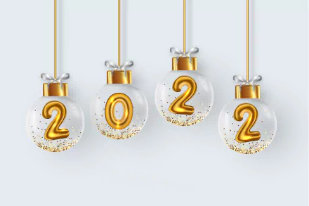 holiday New Year 2022 HD Desktop Wallpaper | Background Image
