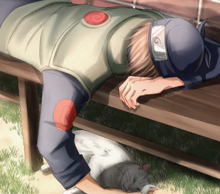 Genma Shiranui cat Anime Naruto anime cat HD Desktop Wallpaper | Background Image