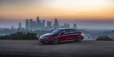 electric car Mercedes-AMG EQS 53 4MATIC vehicle Mercedes-AMG E 53 HD Desktop Wallpaper | Background Image