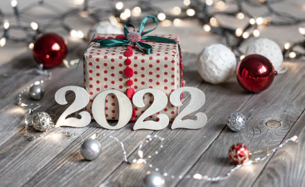 gift holiday New Year 2022 HD Desktop Wallpaper | Background Image