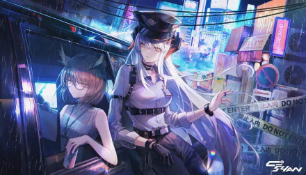 Silence (Arknights) Saria (Arknights) video game Arknights HD Desktop Wallpaper | Background Image