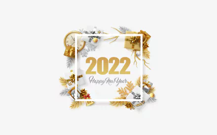 holiday New Year 2022 HD Desktop Wallpaper | Background Image