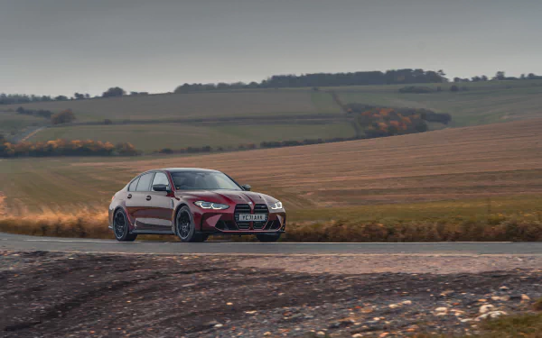 BMW M3 Competition M xDrive vehicle BMW M3 Competition HD Desktop Wallpaper | Background Image